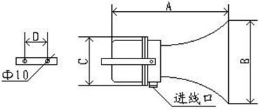 dYH-5型防爆揚(yáng)聲器（防爆喇叭）(圖2)