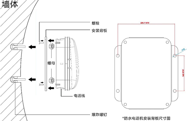 防爆防水電話機(jī)(圖4)