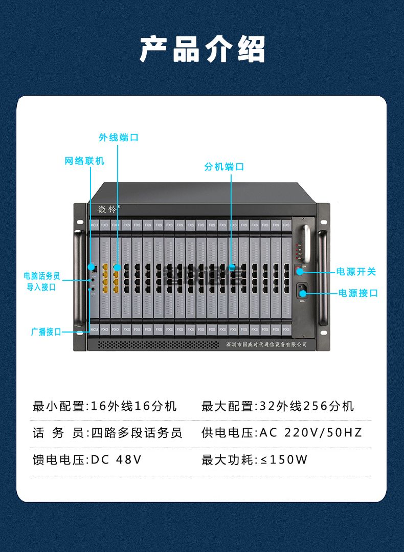 VIP600 微鈴系列 V6型電話交換機(jī)(圖16)